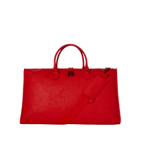 SPRAYGROUND® DUFFLE JAMES GLOBAL RED PYRAMID LARGE DUFFLE