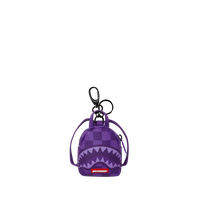 SPRAYGROUND® KEYCHAIN PURPLE SHARK SHARKS IN PARIS BACKPACK KEYCHAIN