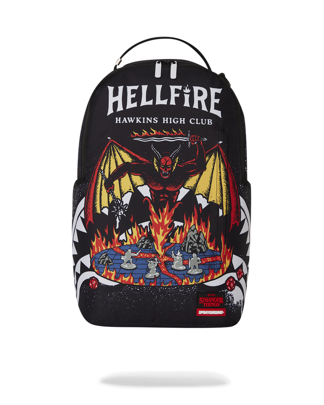 hellfire mini backpack Loungefly x Netflix Stranger Things Club Icons GeekCore and pop culture enthusiasts who want to carry their gear in style. Bag Stranger Things Hellfire Club