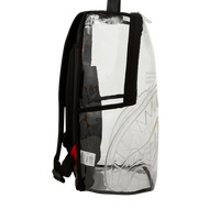 SPRAYGROUND® BACKPACK SHARK CENTRAL CLEAR DLXSV BACKPACK (BLACK BACKPANEL)