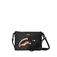 SPRAYGROUND® POUCHETTE UNFINISHED SHARK CROSSOVER CLUTCH