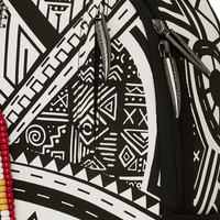 SPRAYGROUND® BACKPACK A.I. AFRICAN INTELLIGENCE THE SKYHAWK BACKPACK - SANDFLOWER COLLAB