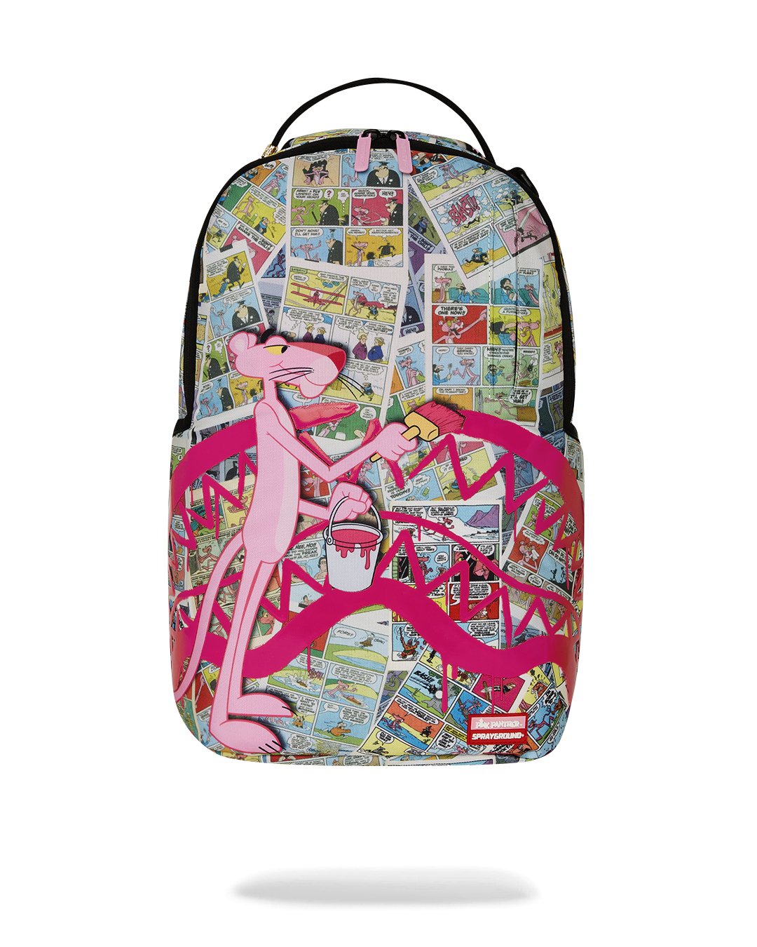 PINK PANTHER SPRAYGROUND リュッ Sprayground Pink Panther Just Doin My Job B5932 45.7 x 15.24