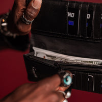 SPRAYGROUND® WALLET MIDNIGHT CHATEAU SINGLE-FOLD WALLET