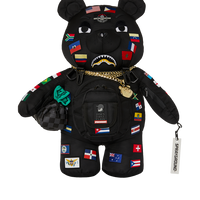 SPRAYGROUND® BACKPACK JAMES FLAGS MONEY BEAR BACKPACK