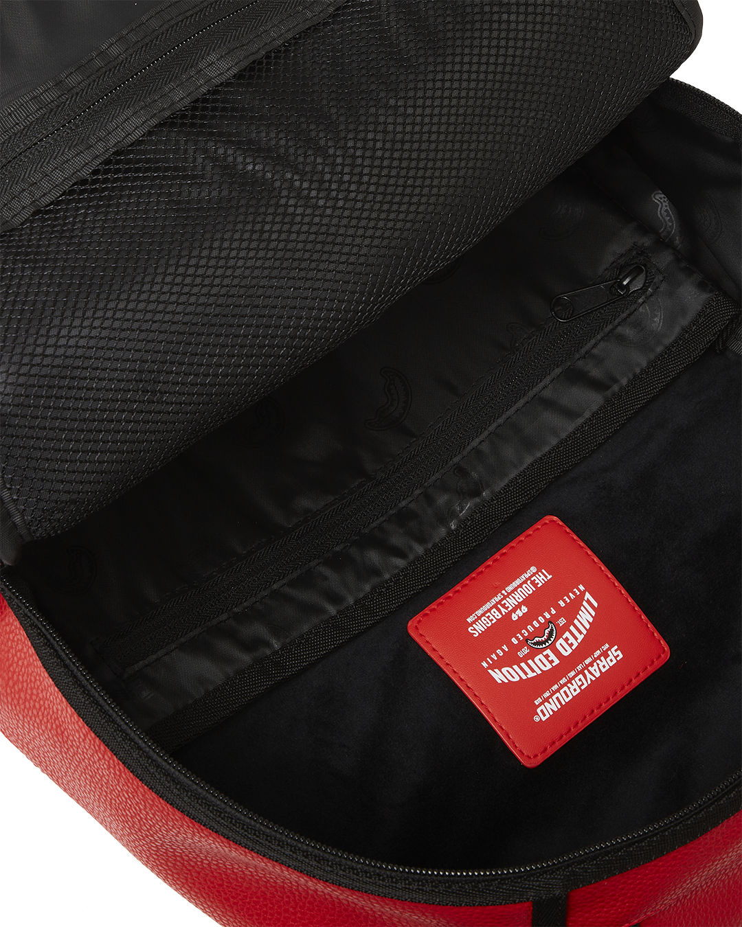 SPRAYGROUND® BACKPACK SHARK CENTRAL RED SHARK DRIP DLXSV BACKPACK