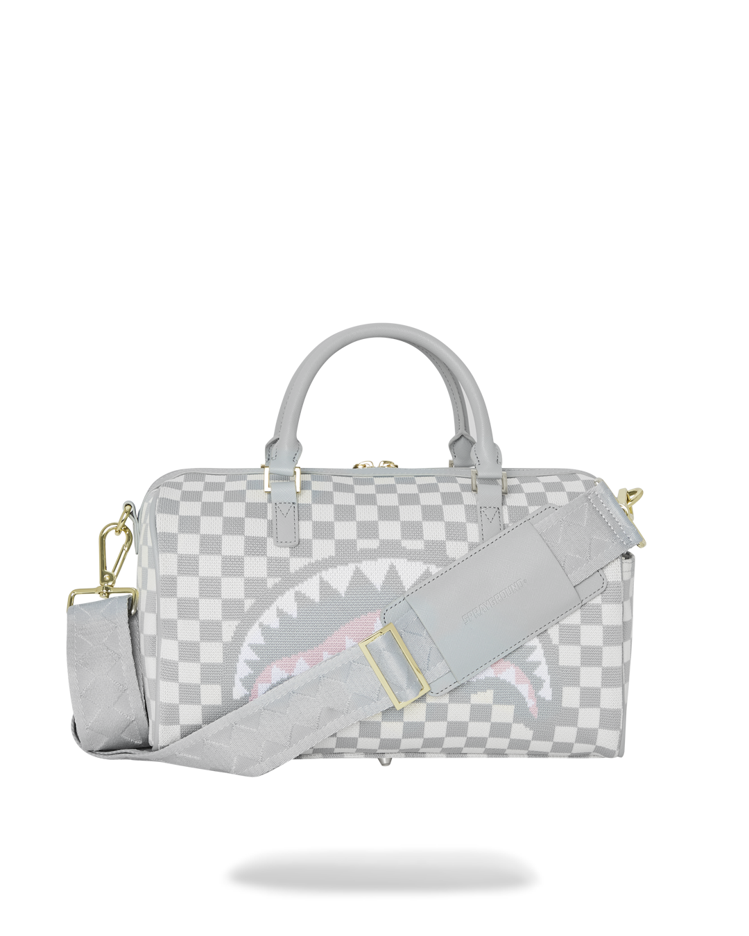SPRAYGROUND® DUFFLE KNIT SHARKS IN PARIS IN CREAM MINI DUFFLE