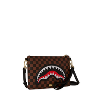 SPRAYGROUND® POUCHETTE SAWTOOTH SHARKS IN PARIS CROSSOVER CLUTCH