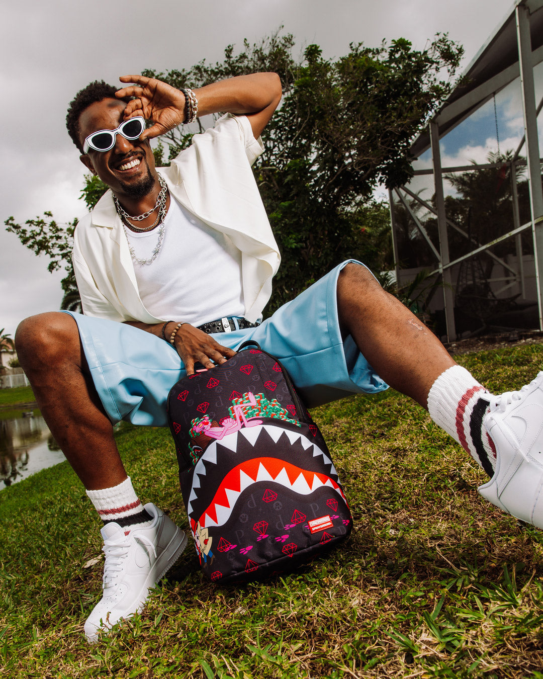 SPRAYGROUND® BACKPACK PINK PANTHER PINK MISCHIEF BACKPACK