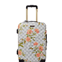 SPRAYGROUND® LUGGAGE A.I. AFRICAN INTELLIGENCE ELEGANT ENERGY CARRY-ON LUGGAGE - SANDFLOWER COLLAB
