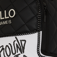 SPRAYGROUND® BACKPACK HELLO MY NAME IS 15 YEARS QUILTED BACKPACK