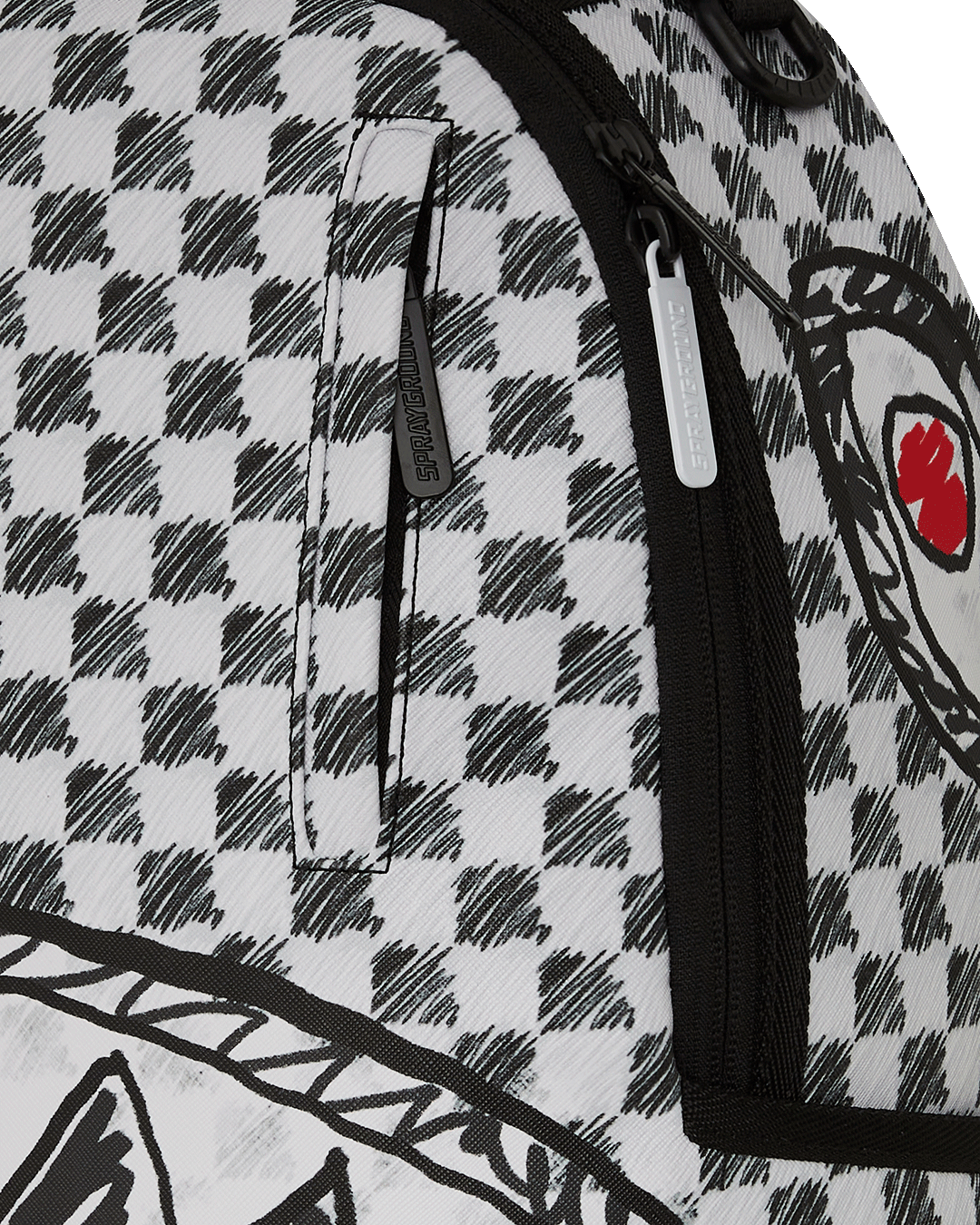 SPRAYGROUND® BACKPACK SCRIBBLE DRIBBLE CHECK BACKPACK