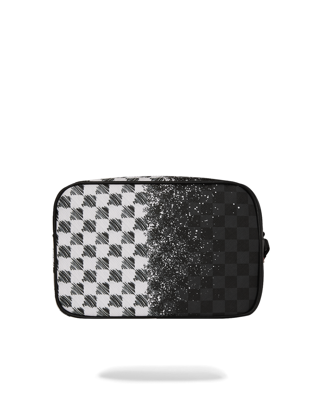 SPRAYGROUND® TOILETRY SCRIBBLE DRIBBLE CHECK TOILETRY BRICK