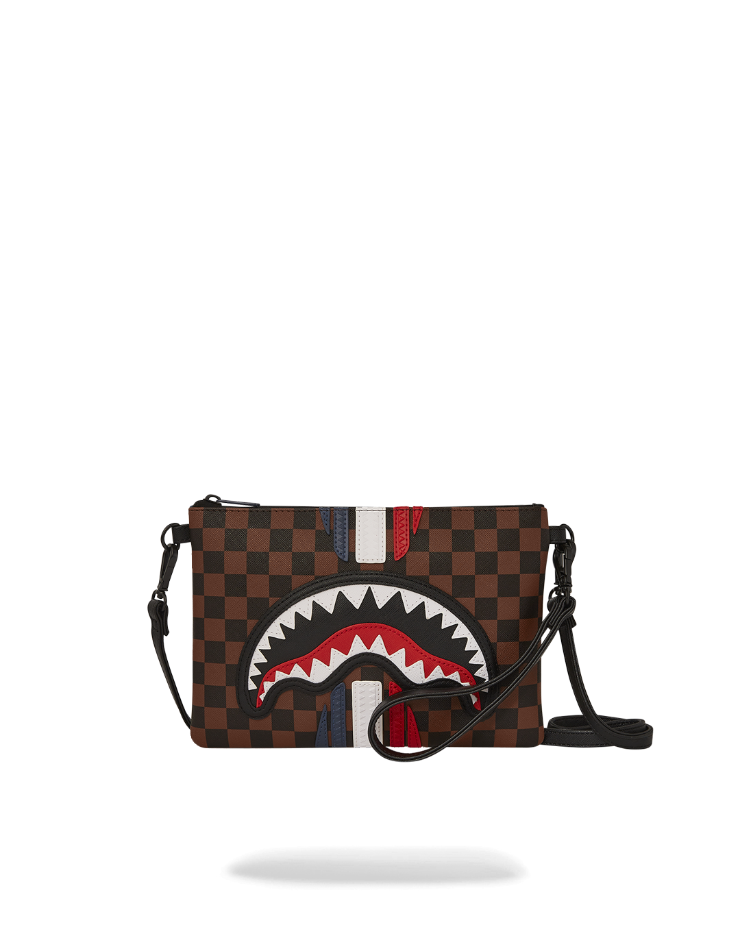 ★送関込み★Sprayground shark in Paris ショルダーバッグ Grab the Metallic Drip Shark in Paris Messenger Sling | Drip