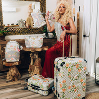 SPRAYGROUND® DUFFLE A.I. AFRICAN INTELLIGENCE ELEGANT ENERGY MINI DUFFLE - SANDFLOWER COLLAB