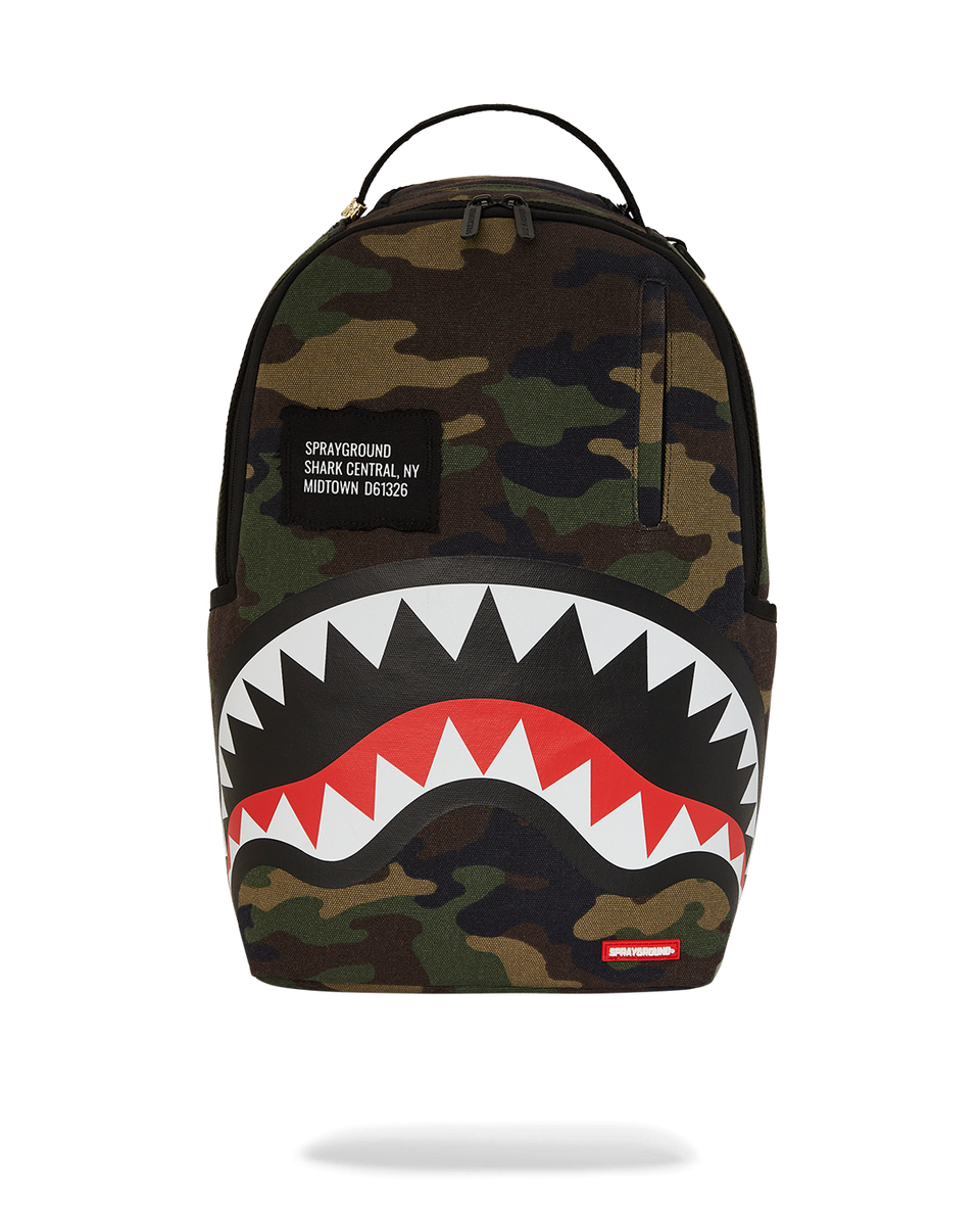SPRAYGROUND SHARK CENTRAL リュック Sprayground Shark Central Oil Slick Backpack🔥New Black