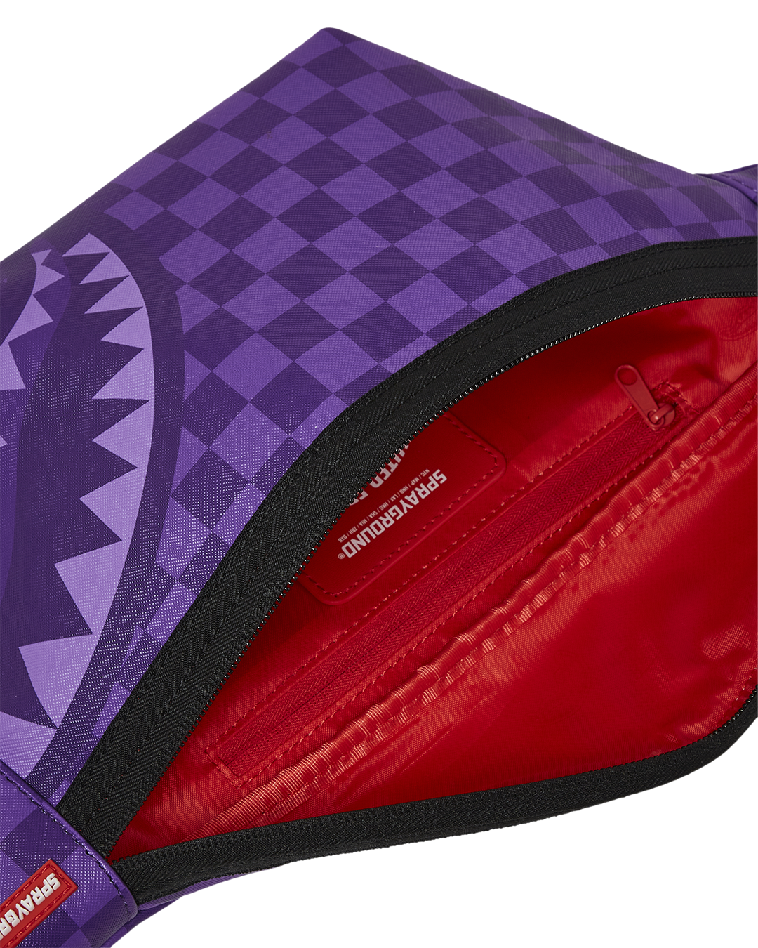 SPRAYGROUND® CROSSBODY PURPLE SHARK SHARKS IN PARIS SAVVY CROSSBODY