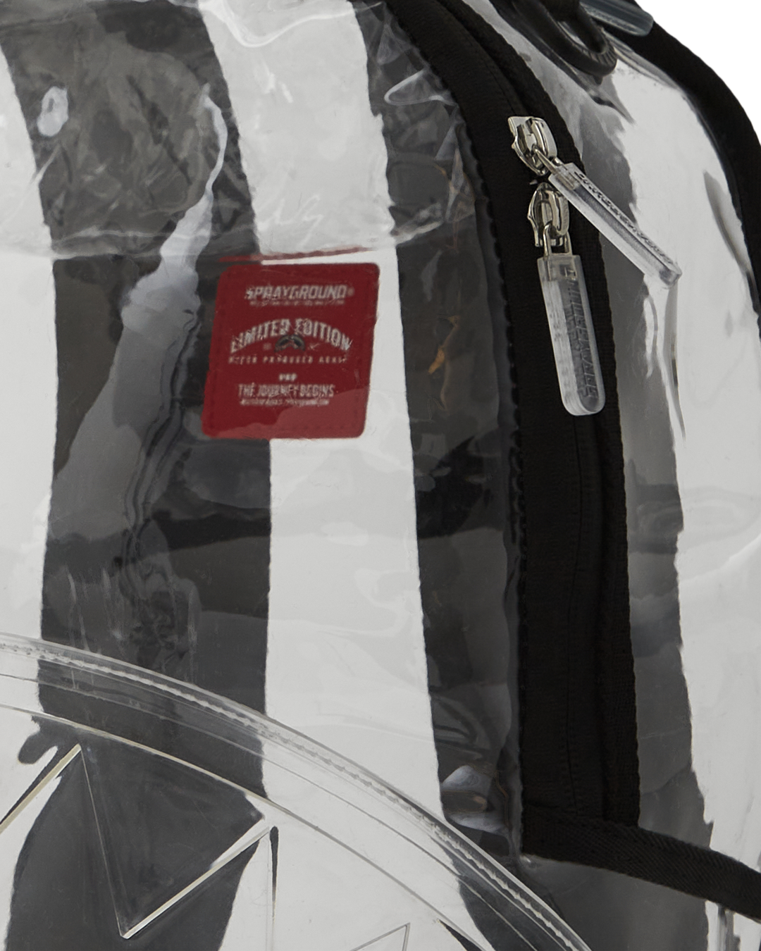 SPRAYGROUND® BACKPACK SHARK CENTRAL CLEAR DLX BACKPACK