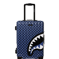 SPRAYGROUND® LUGGAGE MIDNIGHT MAGIC SHARKS IN PARIS HARD SHELL CARRY-ON LUGGAGE