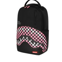 SPRAYGROUND® BACKPACK SHARK CENTRAL BREAKUP CHECK SORBET GREY BACKPACK