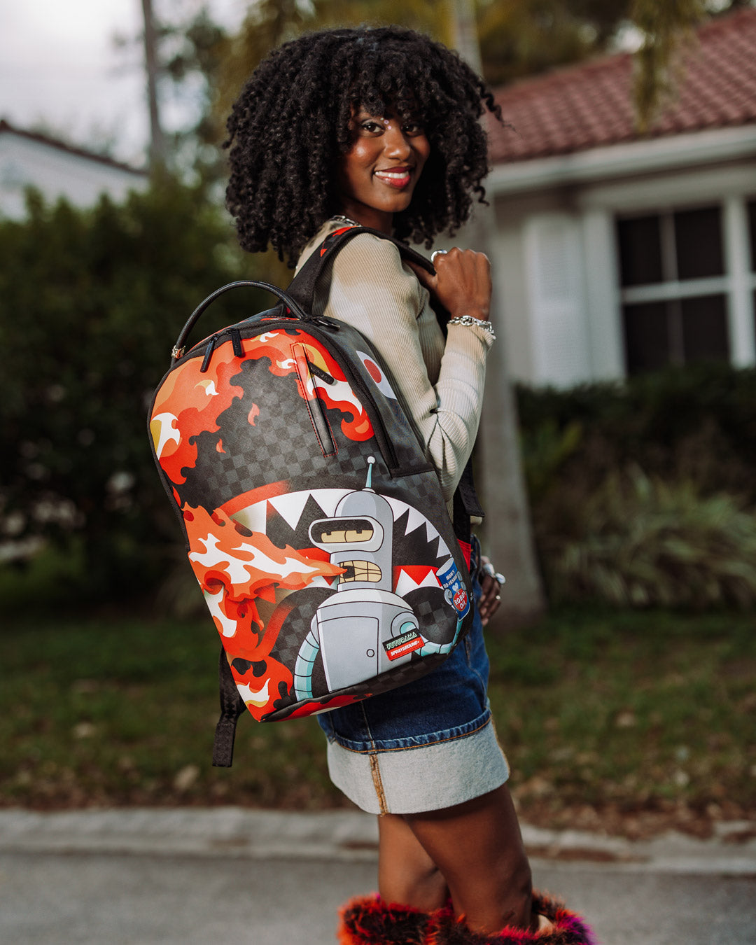 SPRAYGROUND® BACKPACK BENDER FIRE BREATHER DLXV BACKPACK