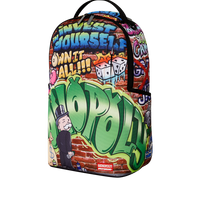 SPRAYGROUND® BACKPACK MONOPOLY GRAFFITI GOLD RUSH DLXR BACKPACK