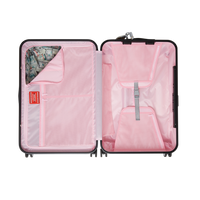 SPRAYGROUND® LUGGAGE A.I. AFRICAN INTELLIGENCE ELEGANT ENERGY FULL SIZE LUGGAGE - SANDFLOWER COLLAB