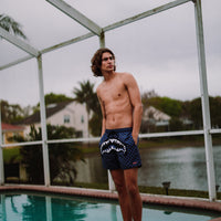 SPRAYGROUND® SWIM MIDNIGHT SHARKS IN PARIS SWIM SHORTS
