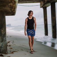 SPRAYGROUND® SWIM MIDNIGHT SHARKS IN PARIS SWIM SHORTS
