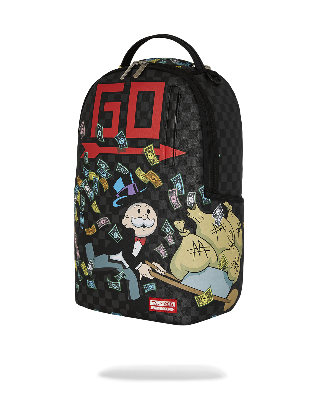 SPRAYGROUND® BACKPACK MONOPOLY WHEEL BARREL BACKPACK
