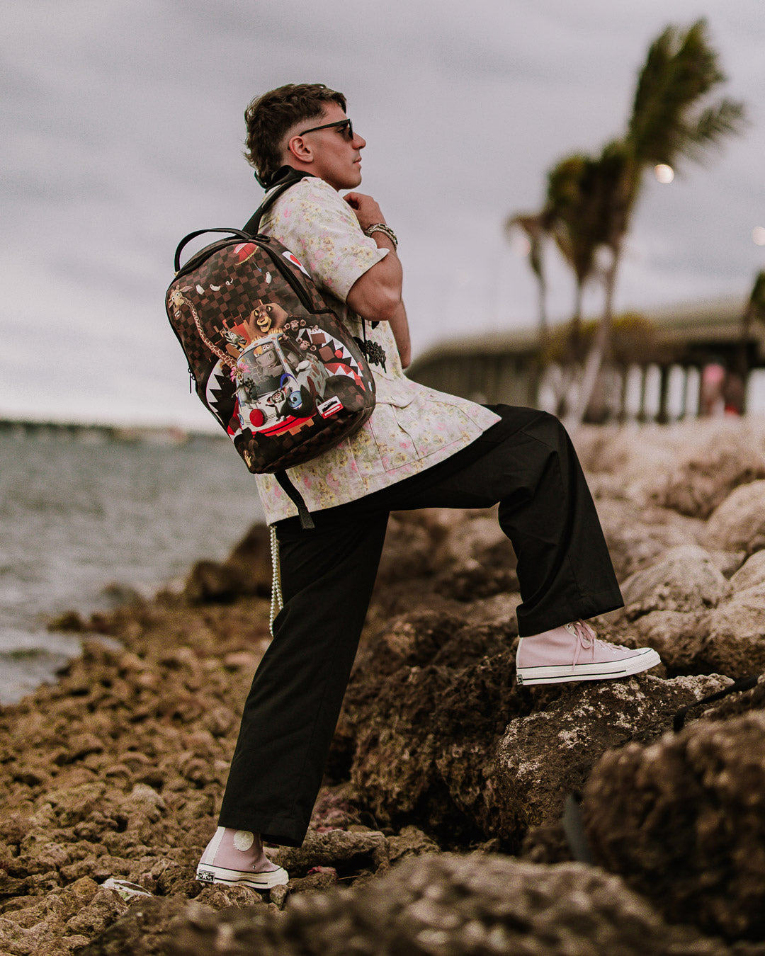 SPRAYGROUND® BACKPACK MADAGASCAR ROLLIN THRU DLXSV BACKPACK