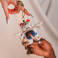 SPRAYGROUND® KEYCHAIN UFO SPACED OUT BEAR KEYCHAIN