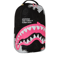 SPRAYGROUND® BACKPACK SHARK CENTRAL SORBET HAND PAINTED DLX-COTTON BACKPACK