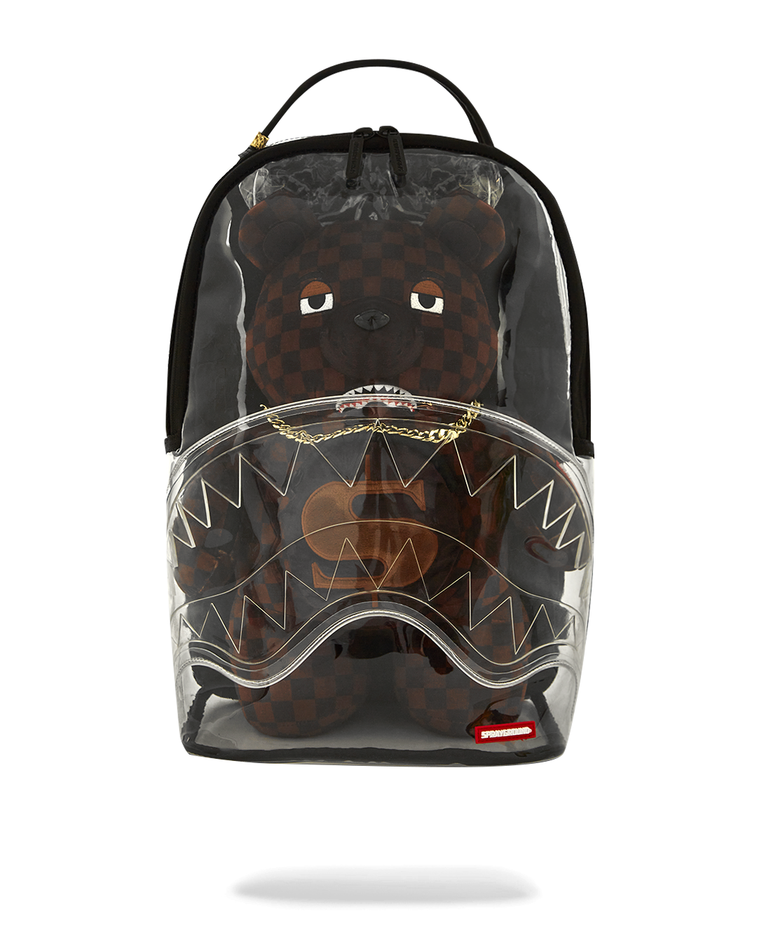 SPRAYGROUND® BACKPACK CLEAR BEAR DLX BACKPACK FABRIC BEAR
