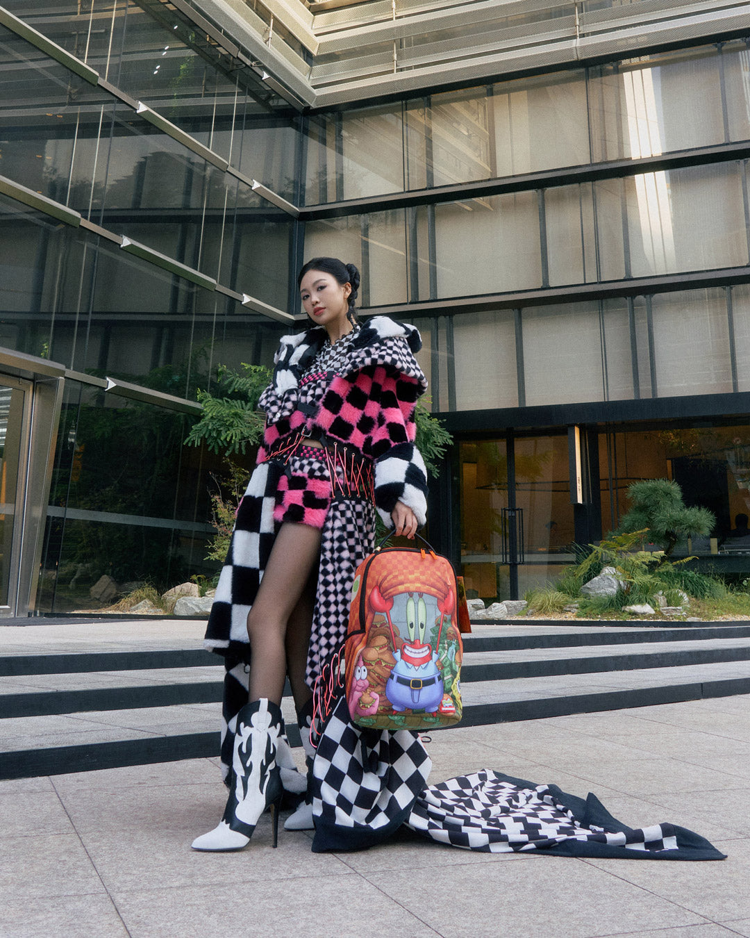 SPRAYGROUND® BACKPACK MONEY UP FOR KRABS DLXSV BACKPACK