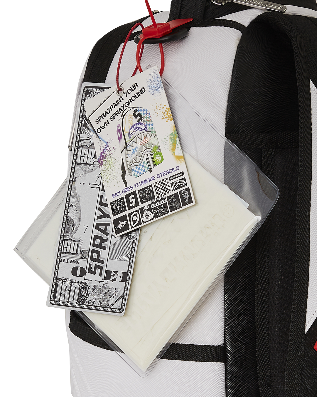 SPRAYGROUND® BACKPACK GRAFFITI ARTIST - DESIGN YOUR OWN BACKPACK - 9 STENCILS INCLUDED