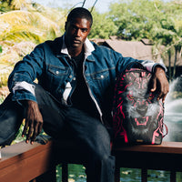 SPRAYGROUND® BACKPACK A.I. AFRICAN INTELLIGENCE PRIDE AND POWER BACKPACK - SANDFLOWER COLLAB