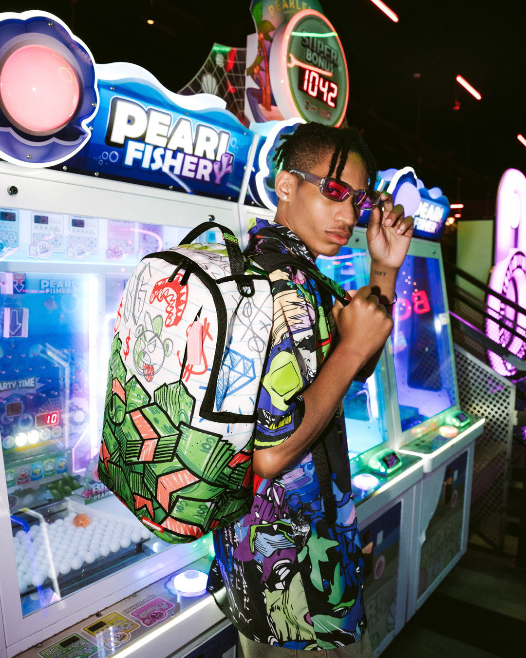 SPRAYGROUND® BACKPACK SCRIBBLE MONEY DLXR BACKPACK