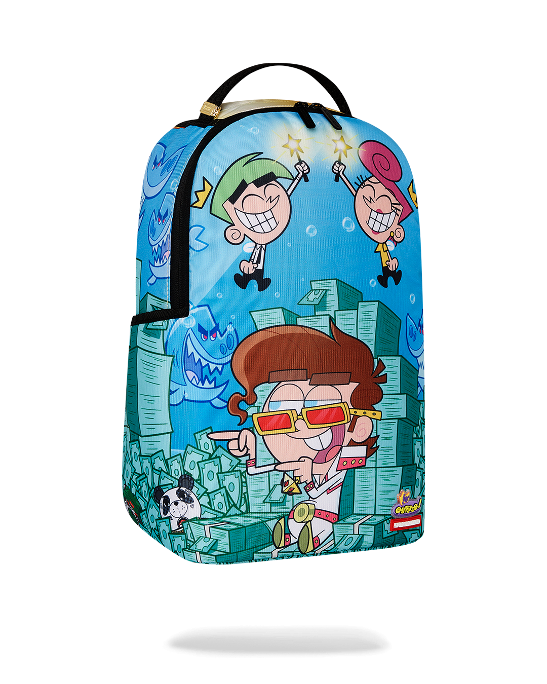SPRAYGROUND® BACKPACK TIMMY SITTING ON MONEY CHAIR BACKPACK