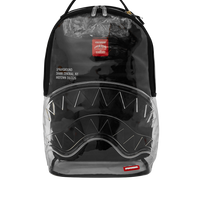 SPRAYGROUND® BACKPACK SHARK CENTRAL CLEAR DLXSV BACKPACK (BLACK BACKPANEL)