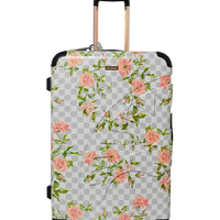 SPRAYGROUND® LUGGAGE A.I. AFRICAN INTELLIGENCE ELEGANT ENERGY FULL SIZE LUGGAGE - SANDFLOWER COLLAB