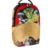 SPRAYGROUND® BACKPACK 15 YEARS GOLD AND SPLICED DLXV BACKPACK