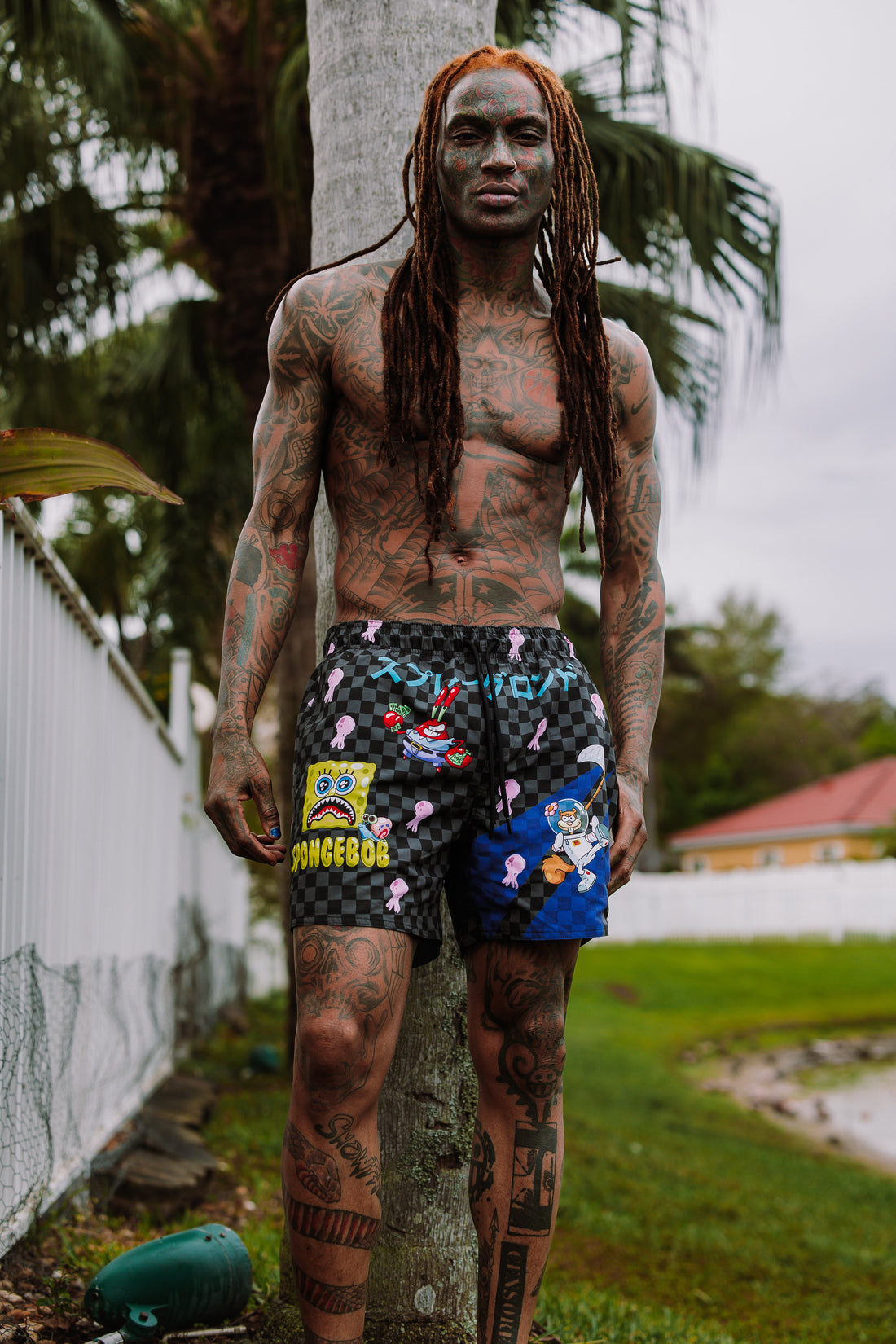 SPRAYGROUND® SWIM SPONGEBOB TOKYO BUBBLE SWIM SHORTS