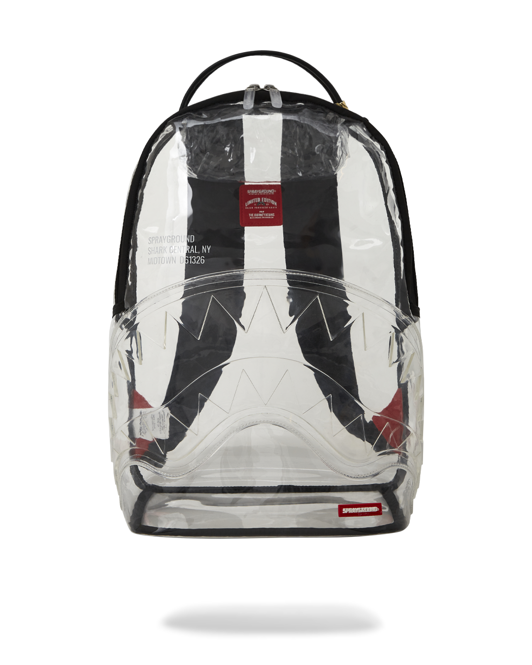 SPRAYGROUND スケルトンリュック 100% CLEAR BACKPACK - SHARK CENTRAL – SPRAYGROUND®