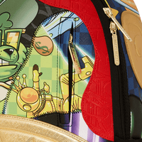 SPRAYGROUND® BACKPACK 15 YEARS GOLD AND SPLICED DLXV BACKPACK