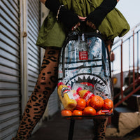 SPRAYGROUND® BACKPACK MONEY PILE DLXS CLEAR BACKPACK