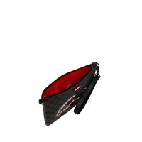 SPRAYGROUND® POUCHETTE UNFINISHED SHARK CROSSOVER CLUTCH