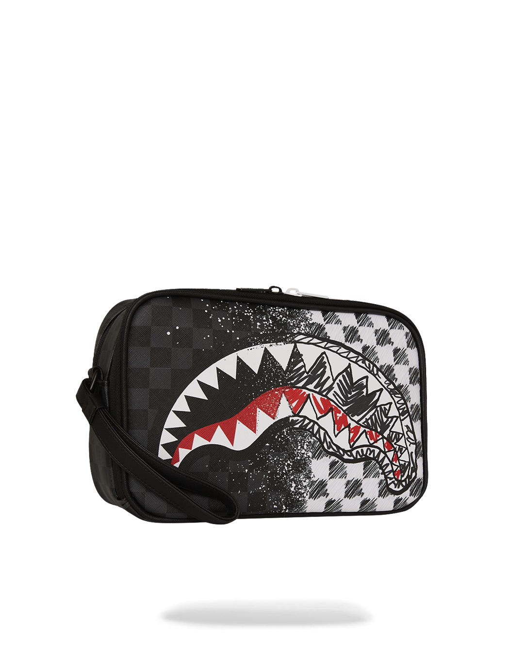 SPRAYGROUND® TOILETRY SCRIBBLE DRIBBLE CHECK TOILETRY BRICK