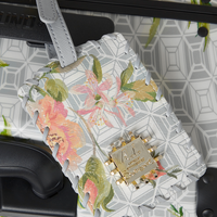 SPRAYGROUND® LUGGAGE A.I. AFRICAN INTELLIGENCE ELEGANT ENERGY FULL SIZE LUGGAGE - SANDFLOWER COLLAB