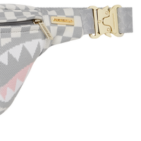 SPRAYGROUND® CROSSBODY KNIT SHARKS IN PARIS IN CREAM SAVVY CROSSBODY